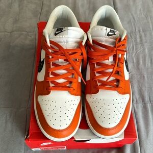 Nike dunk low orange starry